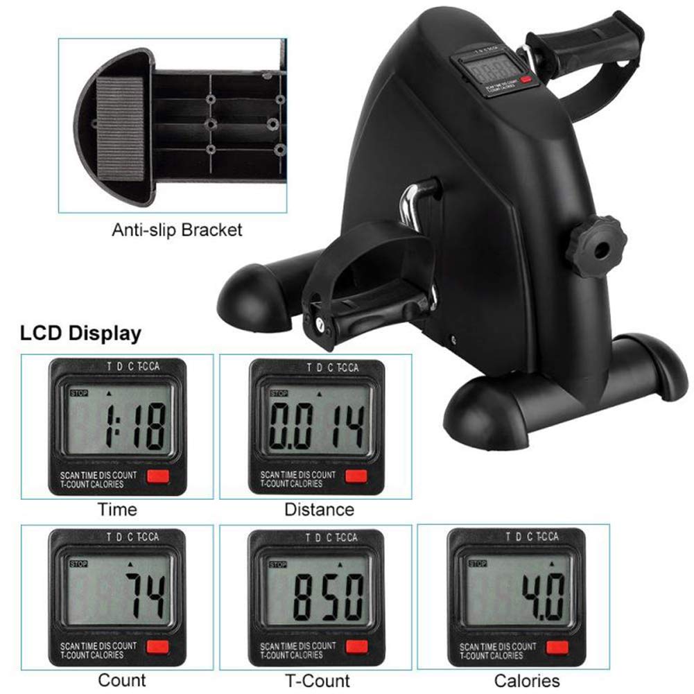 Amazon | 机の下でのエクササイズバイクミニ屋内サイクリング