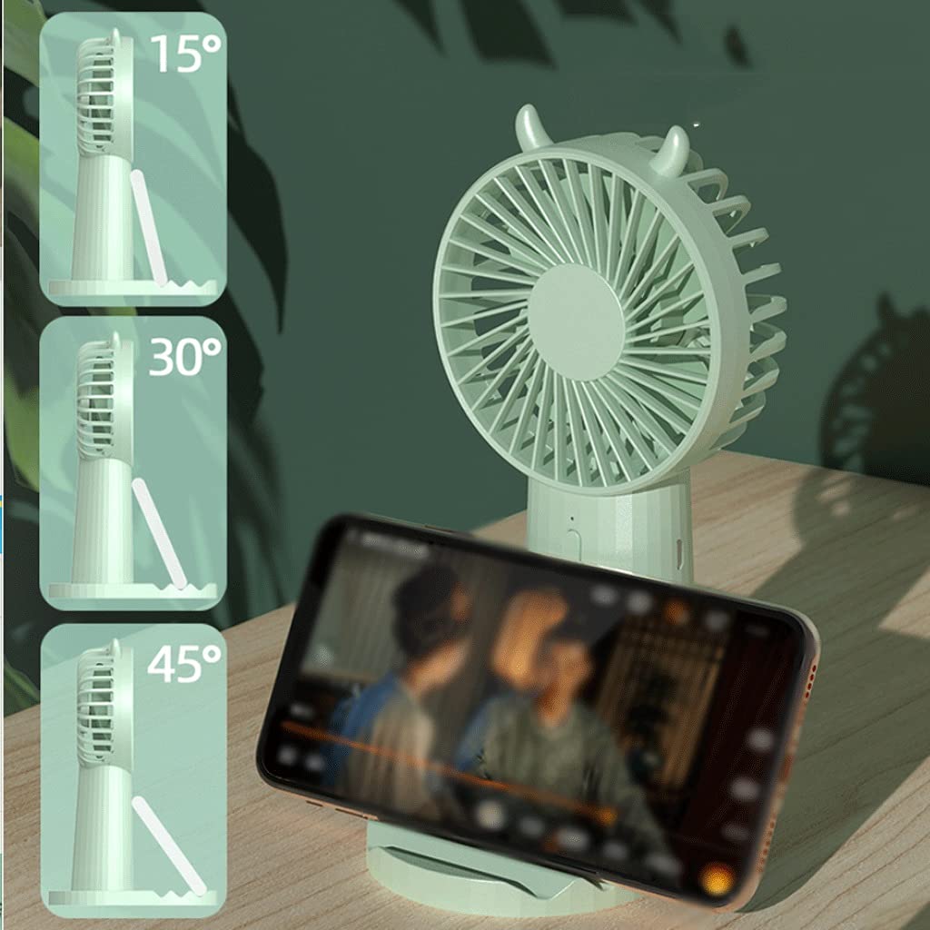 Mini ventilateur puissant, ventilateur de bureau portable, 4 vitesses, ventilateur portable portable, ventilateur personnel USB, ventilateur de refroidissement, maison de camping en plein air Super