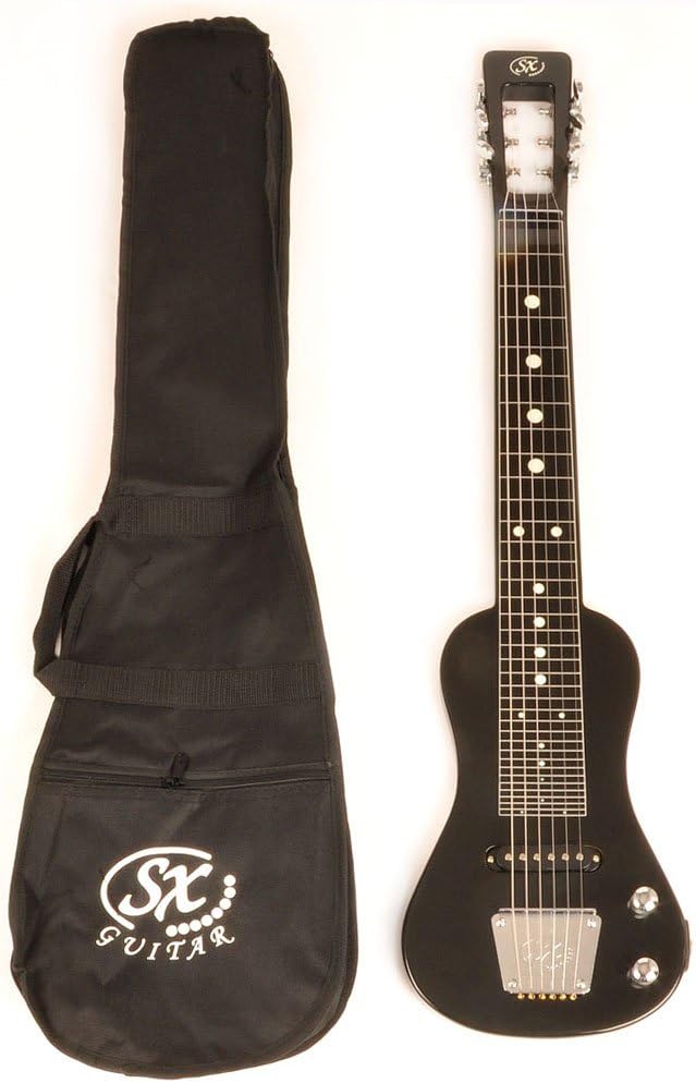 SX LAP 3 Black Lap Steel Guitar w/Free Carry Bag
