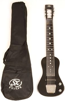 SX LAP 3 Black Lap Steel Guitar w/Free Carry Bag