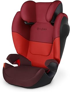 Cybex - Silla de coche grupo 2/3 Solution M SL, sin ISOFIX, 15-36kg, desde los 3 hasta los 12 años aprox., Rumba Red