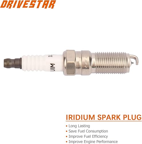 Miniatura 5 de DRIVESTAR Juego de 6 bobinas de encendido Iridium Spark Plug 2007-2016 para Ford Edge 3.5L V6 2009-2016 para Lincoln MKS 3.7L V6 2009-2013 para