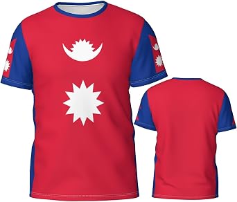 Nepal Flag Nepalese Full 3D Print T Shirt Sport Novelty Tees Shirts