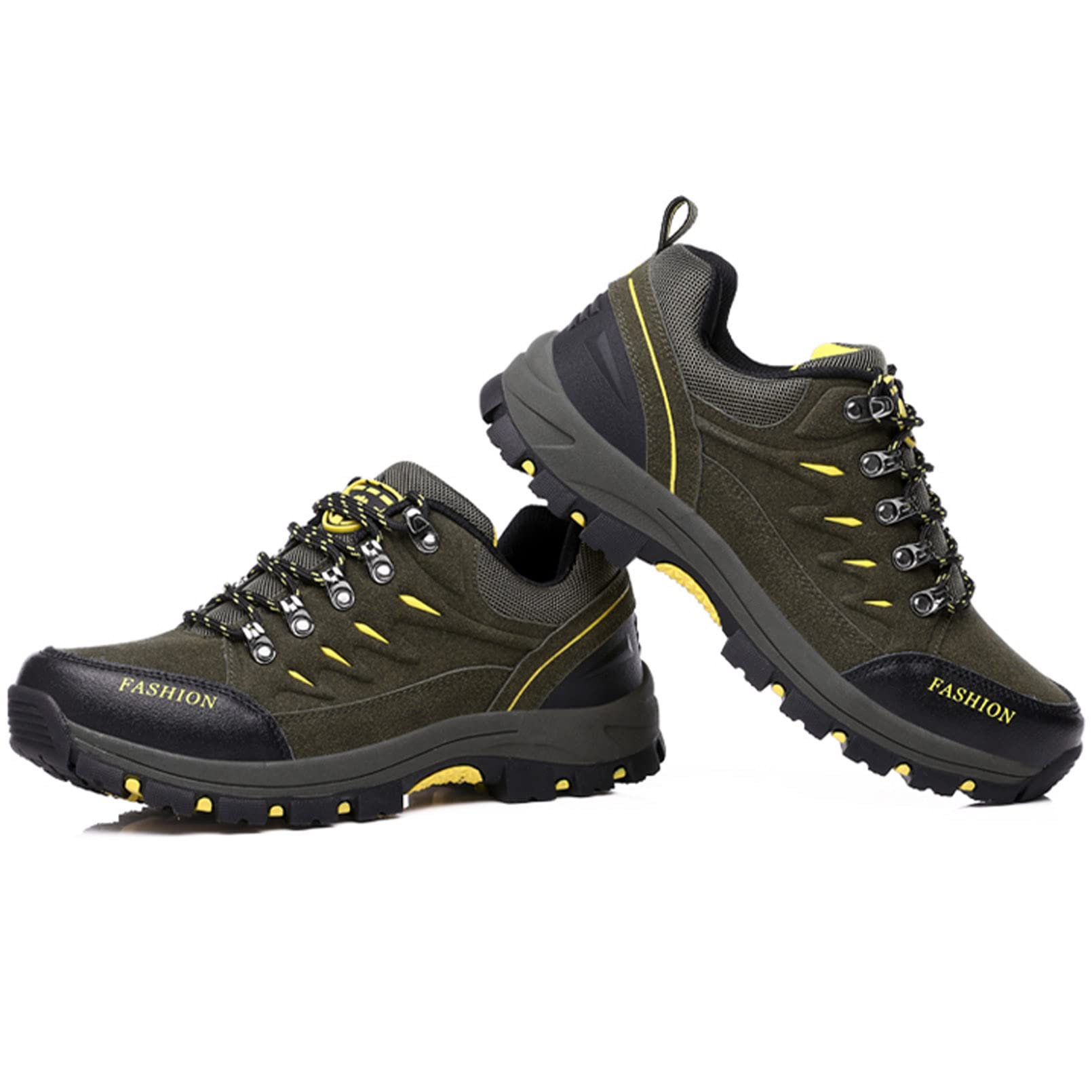 Chaussures de Randonnée Femme Homme, Chaussure de Marche Trekking Montagne Sport Chaussures de Trail Running Extérieure Antidérapant Semelle Impermeable Légères