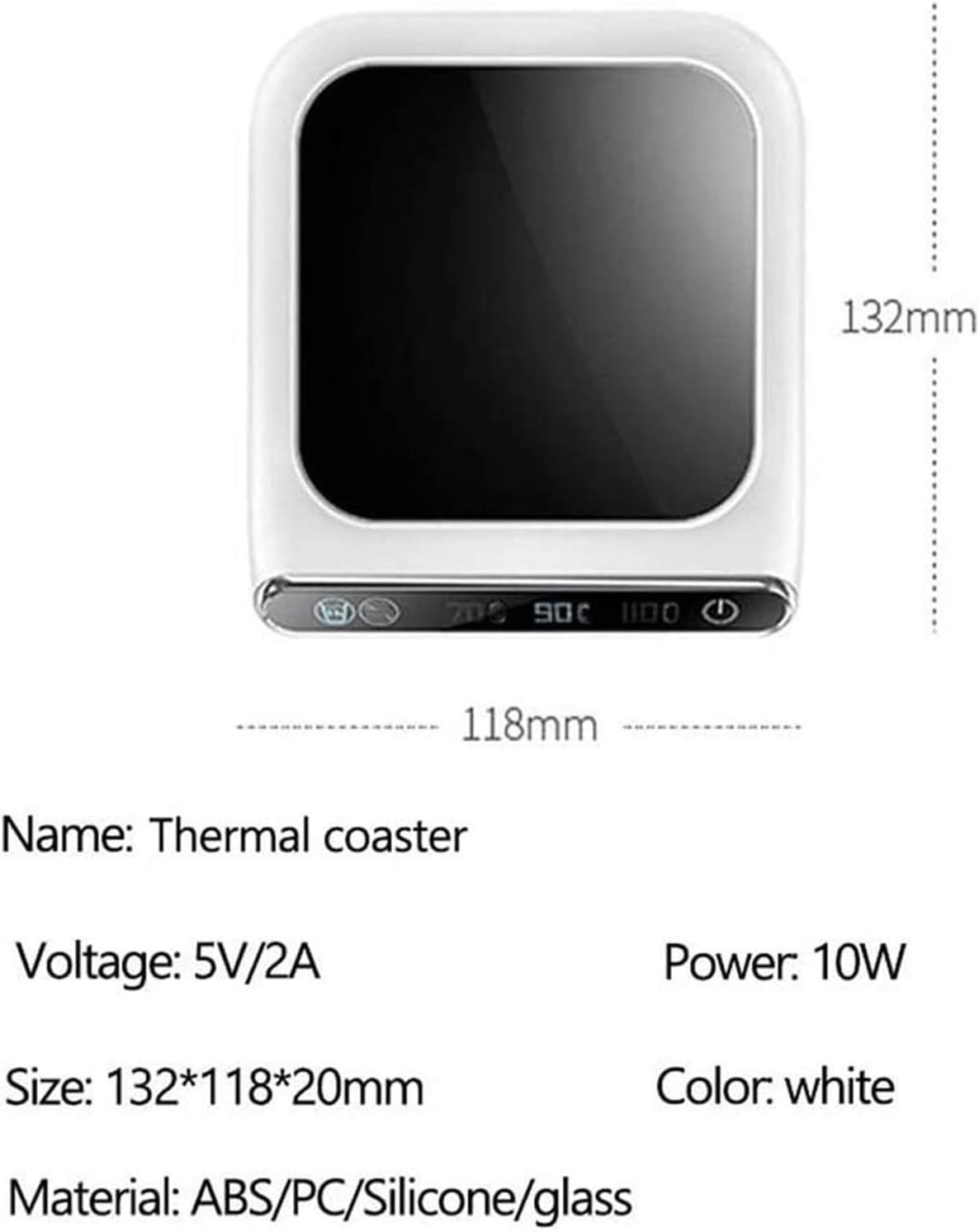 Coffee Warmer for Desk Warmer Auto Shut Off Induction Electric Beverrage Warmer Cup Warmer Plate for Milk Tea