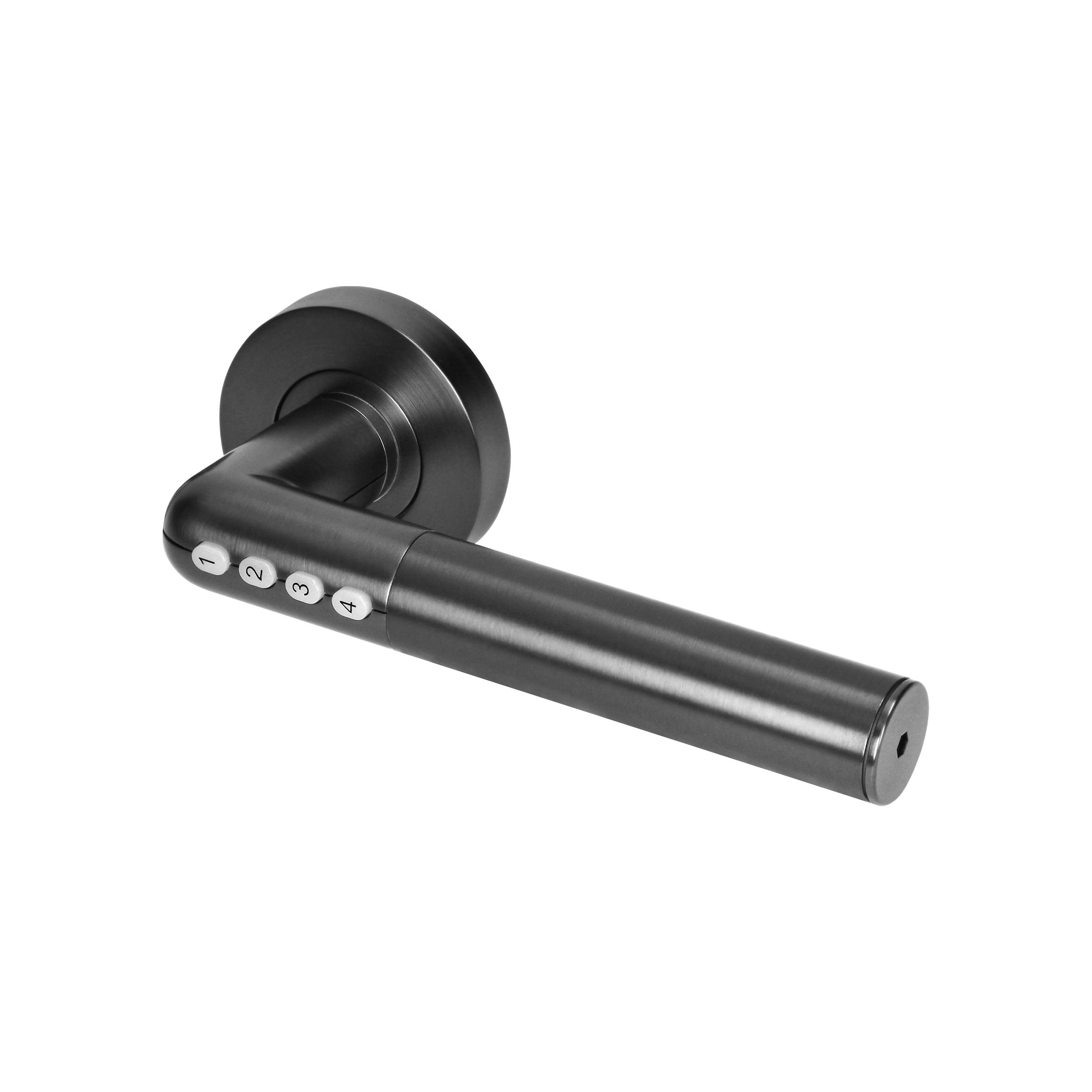 Inteligentny Zamek do Drzwi z otwieraniem za pomocą PIN lub Bluetooth 4.0 Smart IP44 (czarna)