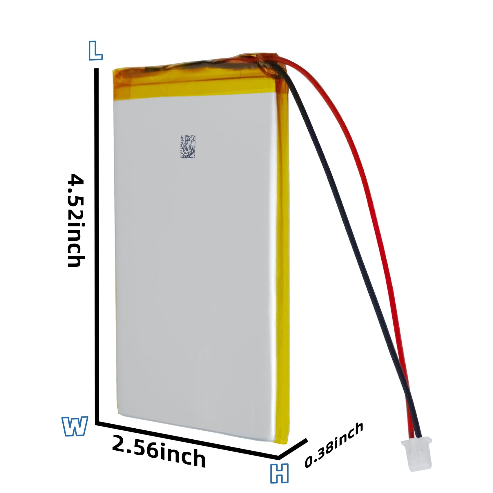 3.7v Lipo Battery 11000mAh Compatible for Multiple Device Raspberry Pi UPS Board 11000mAh Lithium Rechargeable Battery with PH2.54 & PH2.0A Plug 11000mah 3.7v Li-ion Rechargeable Batteries (1)