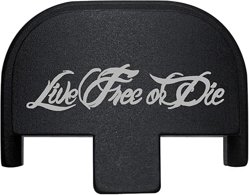 NDZ Performance - Placa trasera trasera para Smith & Wesson Self Defense S&W SD9 SD40 VE 0.354 in .40 negro personalizado grabado láser Imagen: Live