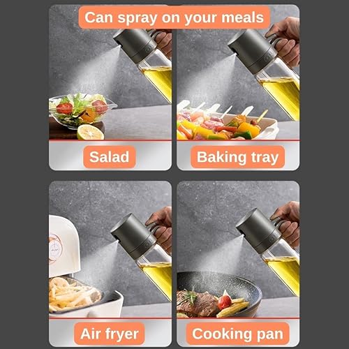 Miniatura 4 de Pulverizador de aceite para cocinar - Botella de aceite - Pulverizador de aceite de oliva - Pulverizador de aceite para freidora de aire - Spray de