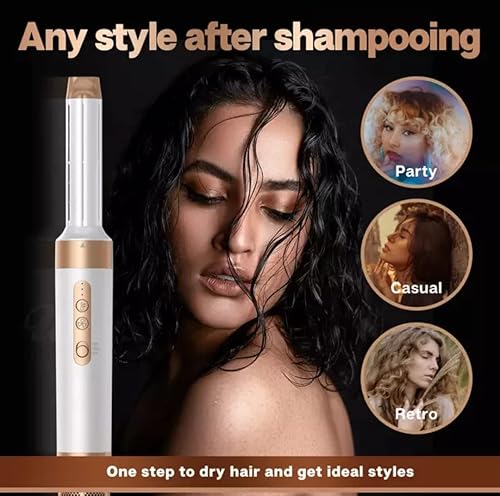 Miniatura 3 de Cepillo secador de pelo de aire caliente 7 en 1 secador de cepillo de aire caliente y voluminizador secador de pelo izquierdo y derecho barril de