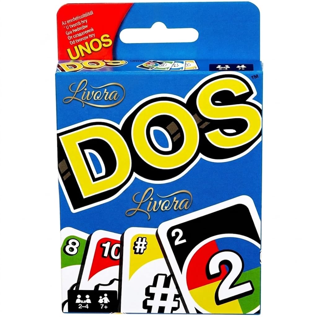 LIVORA dos Card Game for 2 to 4 Players Ages 7 and Above Family Fun Tabletop Game Matching Card Challenge Multiplayer Entertainment Activity for Kids Teens Adults-picture-28