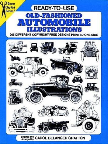 Illustrations automobile ancienne livre de 265 dessins vintage rétro