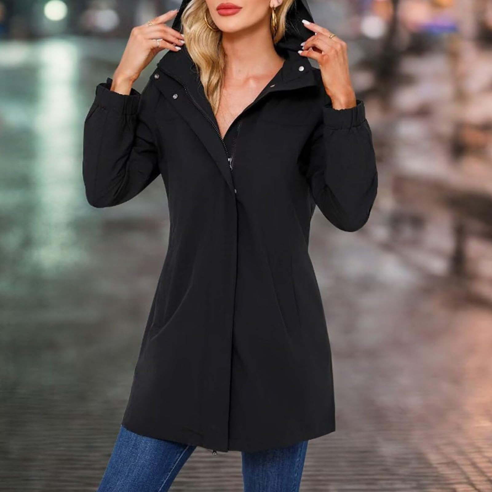 Giacca Da Donna Per La Transizione, Softshell, A, Esterno, Cappotto Primaverile E Autunnale Abbigliamento Giacche Running Antipioggia Trekking Impermeabile Vento Anti Pioggia Antivento