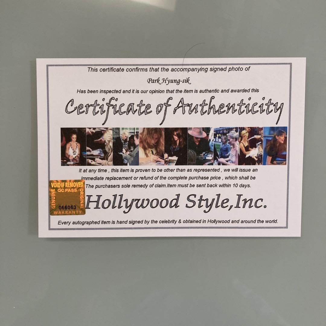 パク・シフ直筆サイン入り超 特大写真…Park Si-Hoo… 【公式通販】