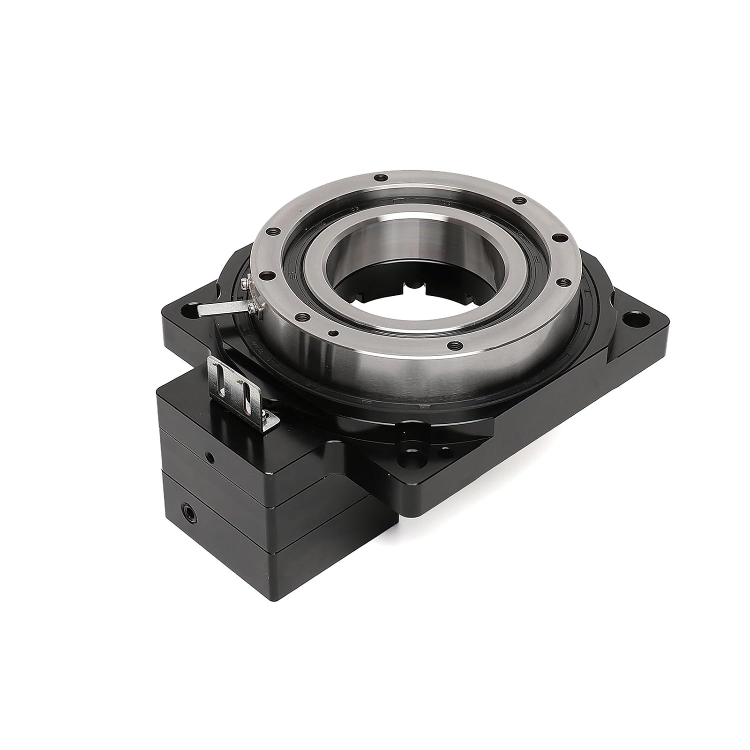 Hollow Rotary Actuator High Accuracy Hollow Rotating Platform Rotary Positioners, Fitting Nema 23 Stepper Motor, Substitutable for Direct Drive Motor and Cam Indexer