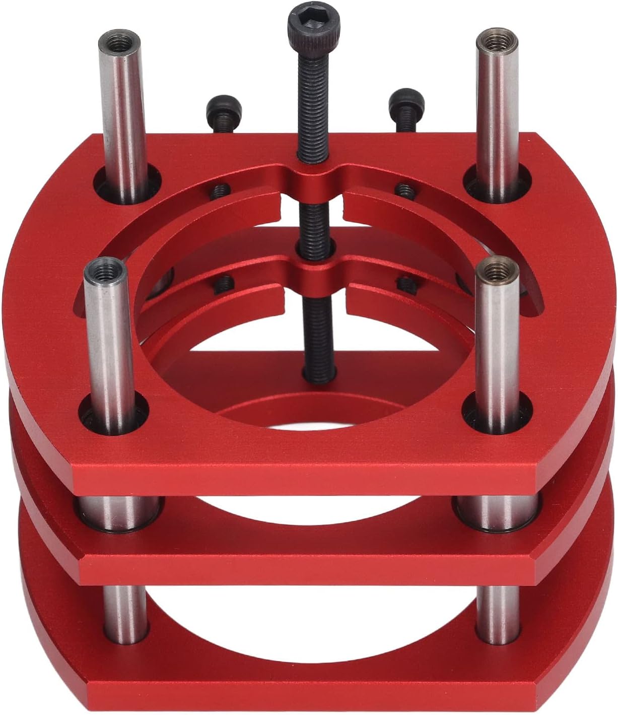 Router, Router Table System Router Plate Insert Router Table Plate Insert, Router Kit Manual Lifting Router System Kit with 2 Dust Collection Ports (Gold)