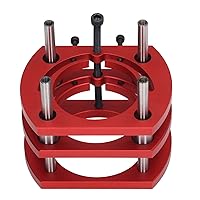 Vista 7 de Elevador de enrutador con placa superior, base de elevación, ranurado para carpintería, biselado, parte superior de mesa, enrutador de precisión