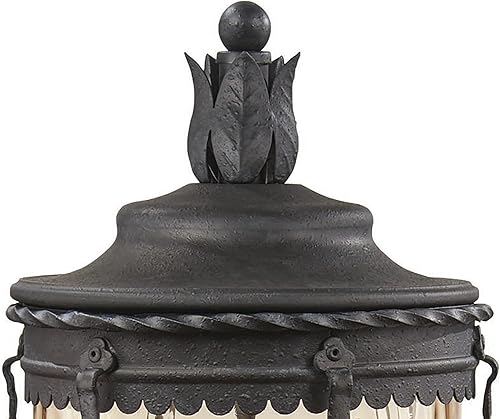Miniatura 3 de Minka Lavery Minka 8885-A39 European Influence - Soporte de poste de tres luces de la colección Mallorca en bronceacabado oscuro 3 al aire libre,