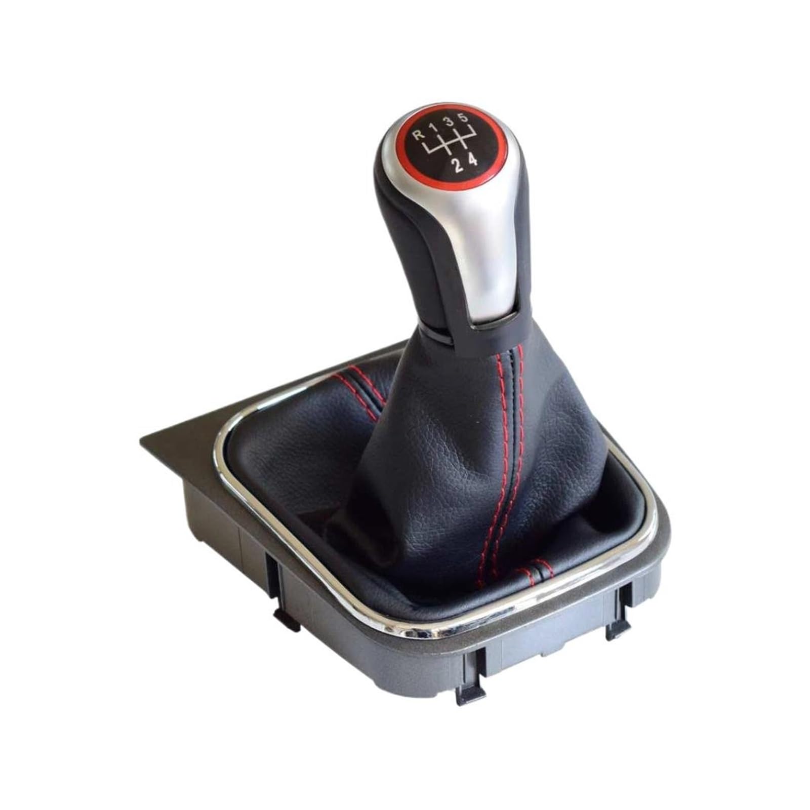 MKGKACVCPT Gear Shifter Knob for Golf 5 MK5 for Golf 6 MK6 for Jetta MK3 for Scirocco III 137 138 for EOS 1F7 1F8 Performance Stylish Shift Lever Knob 1X Shift with Gaitor(5Speed-Boot)