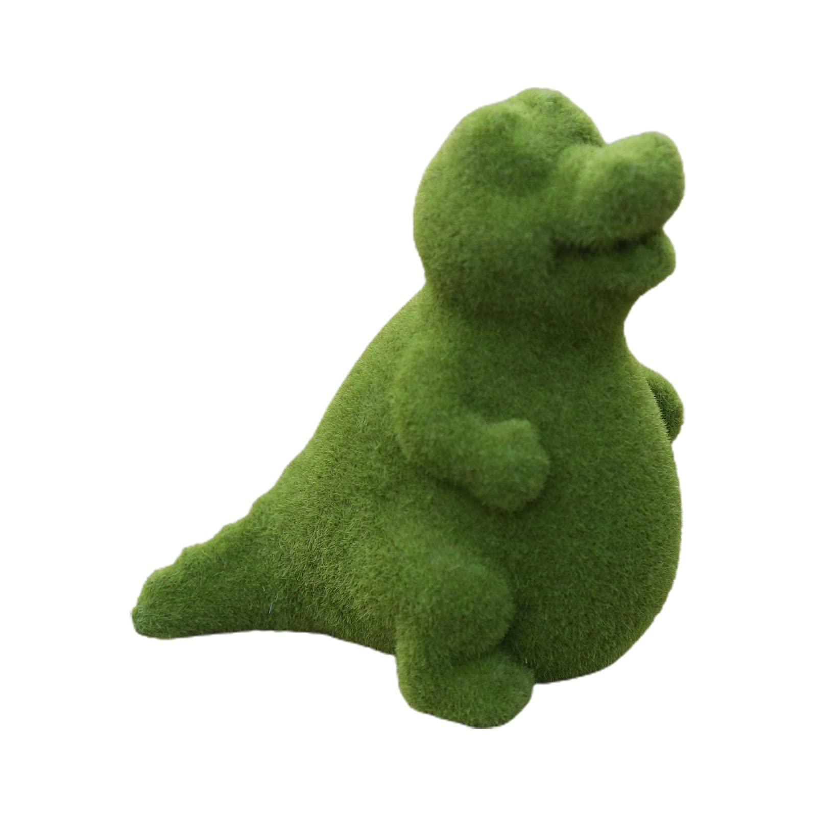 Gelb&Schwarz Garden Sculpture Decorative Peeing Dog Topiary Green Simulation Flocking Puppy Ornament Birthday Presents for Women (G, One Size)