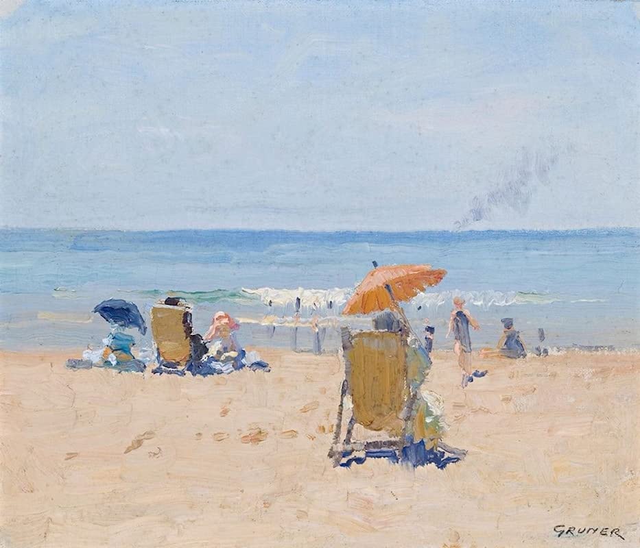 Tableau Elioth Gruner Plage de Tamarama pour transformer un mur vide 60x90