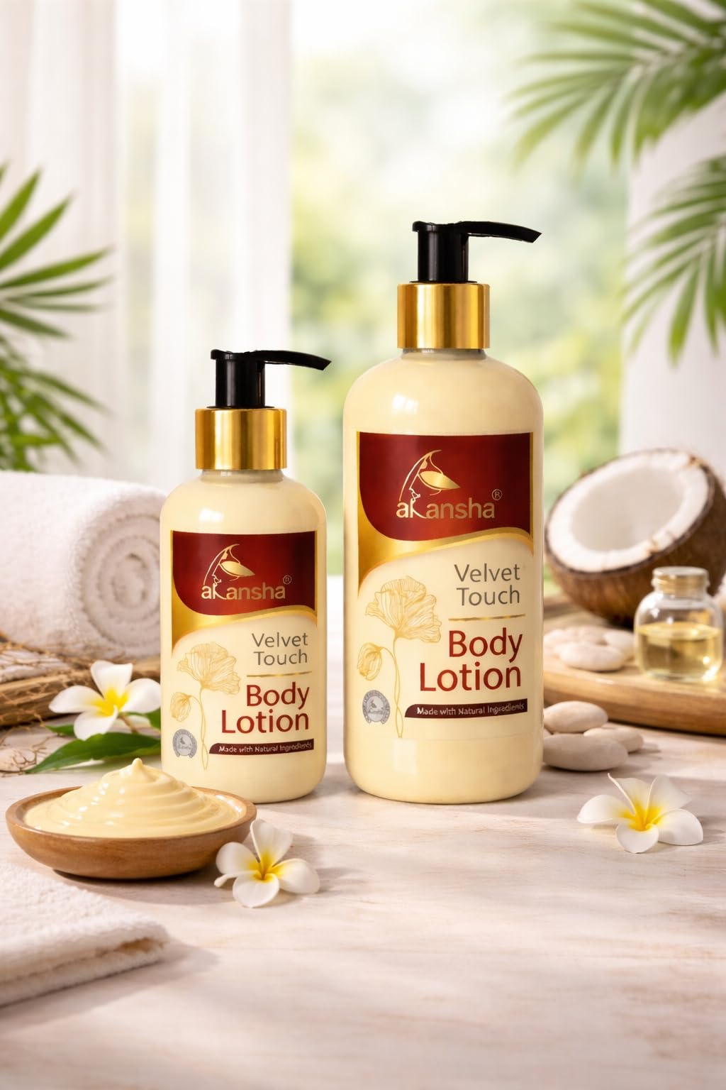 Buy AKANSHA Velvet Touch Natural Deep Nourishing Body Lotion