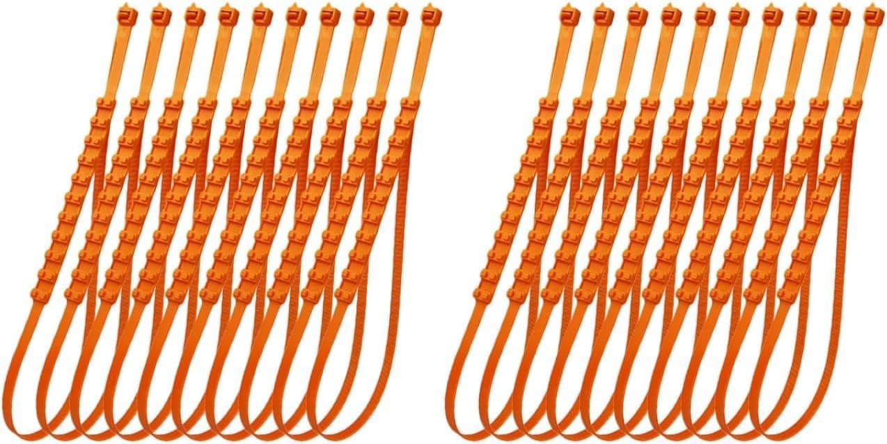 20 Pcs Car Snow Chains Zip Tie for Chevrolet Bolt EV, Automobile Non-Skid Tire straps, Auto Snow Tire Non-Slip Zip Tie Chain