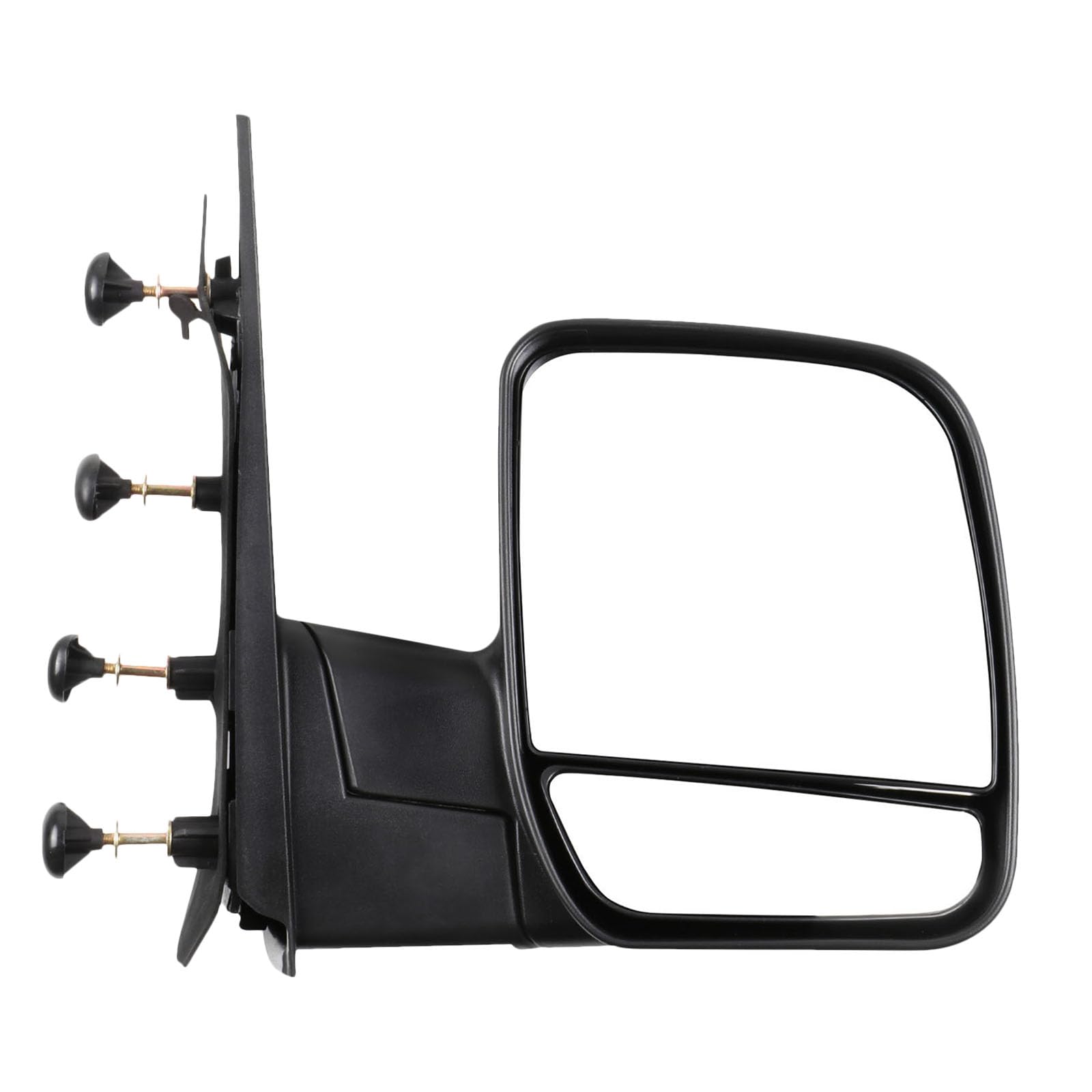 ECCPP Passenger Side Mirrors, Right Rear View Mirrors fit 2003-2013 For Ford E-150 E-250 2004-2013 For Ford E-350 E-450 Super Duty E-450 Econoline Black Manual Folding