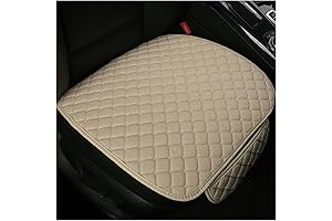 Comfortable Linen Car Seat Cover Pad with Storage Pocket