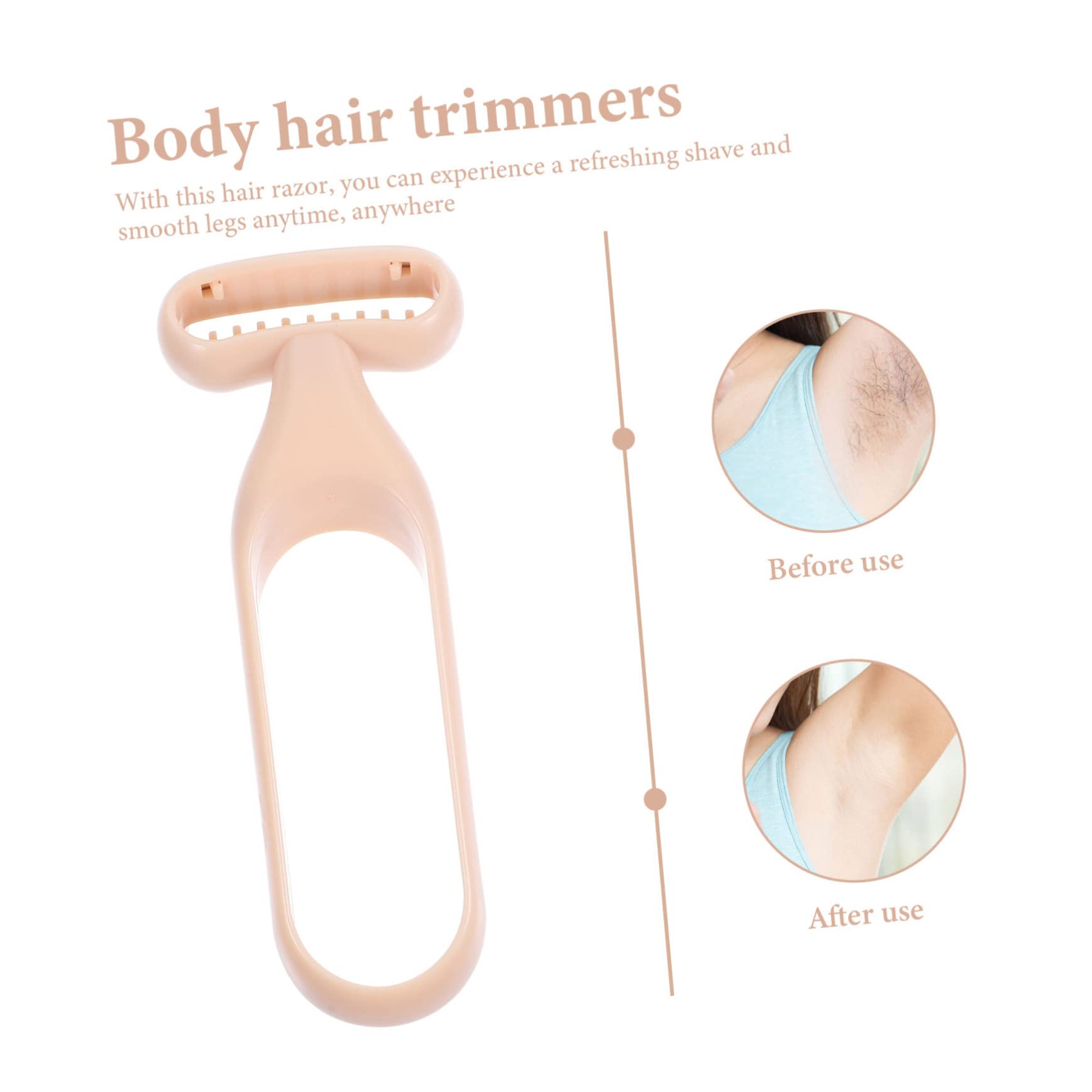 5 Piezas Depiladora de Cuerpo para Mujeres Afeitadora de Axilas y Piernas Recortadora Manual de Corporal Herramienta de con Cuchilla Precisa y para Experiencia y