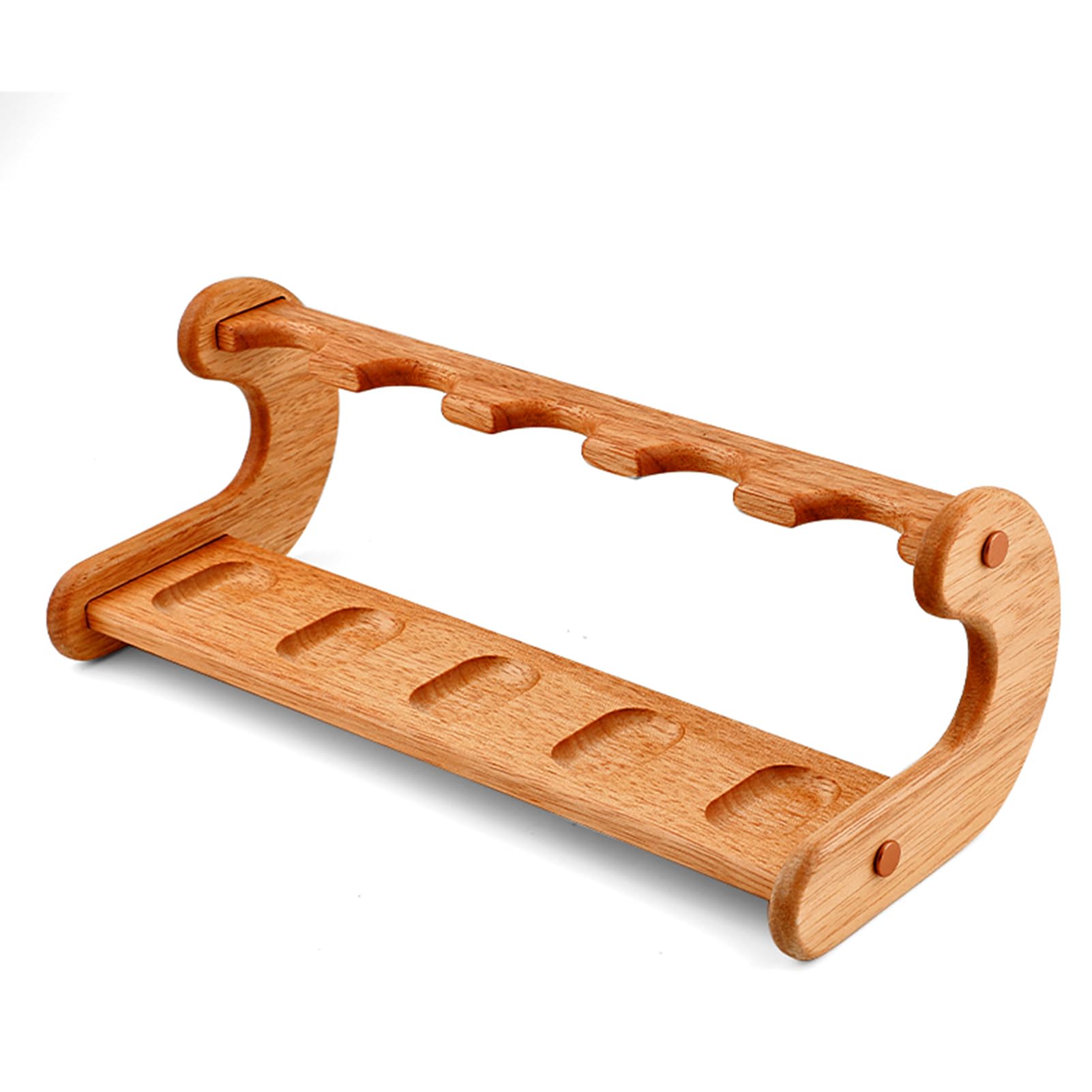 Support en bois pour 5 pipes à tabac présentoir artisanal amovible