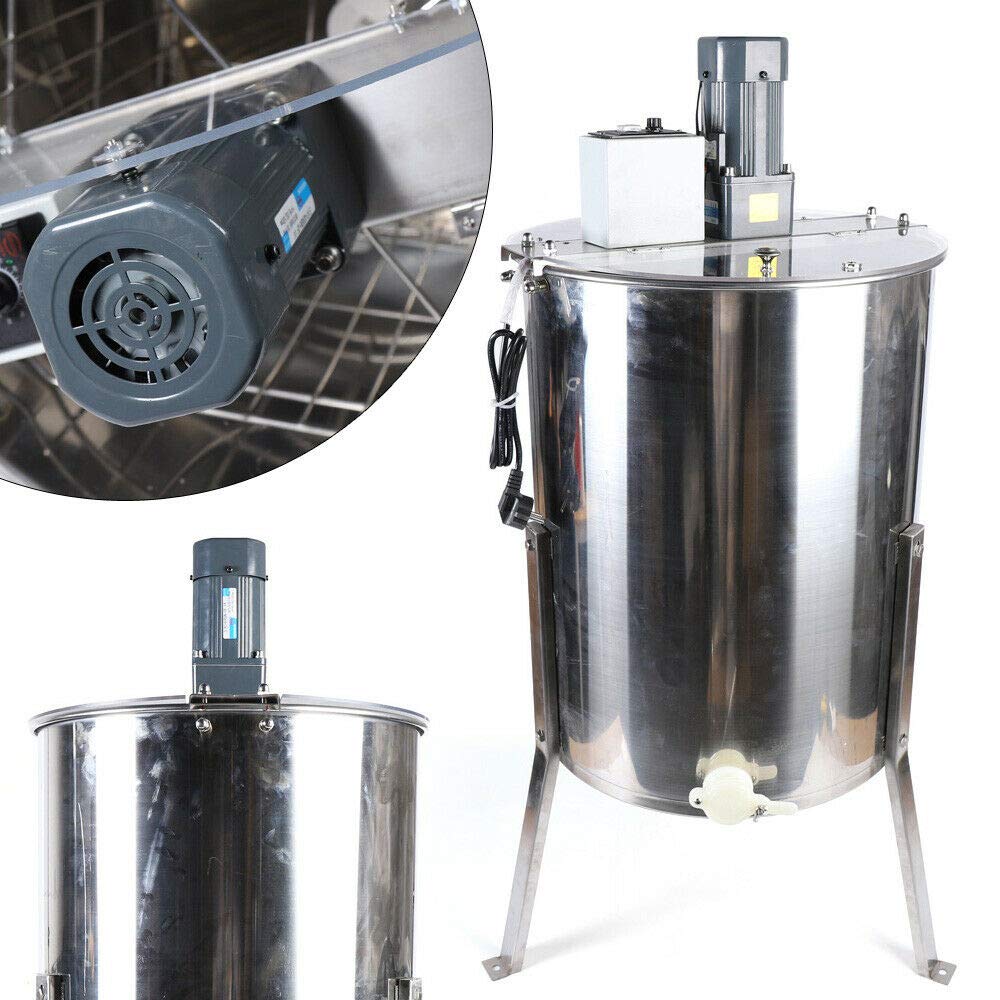 Essoreuse à miel électrique, 100 cm, 4 cadres, en acier inoxydable, extracteur de miel électrique, apiculture, 220 V, 120 W