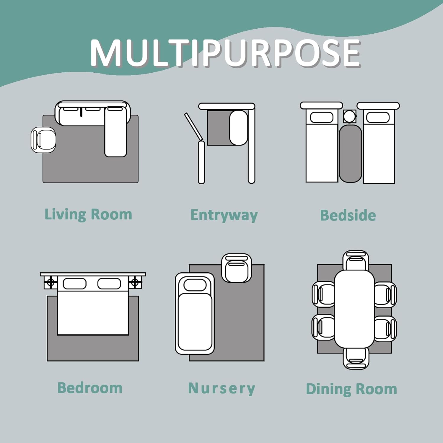 Generic Palm Tree Area Rugs for Bedroom Living Room - 2x3 ft - Black and White Carpet for Home Decor - Tree Patterned Decorative Indoor Small Rug - Washable & Soft & Non Slip & Low Pile (ZF&7852)