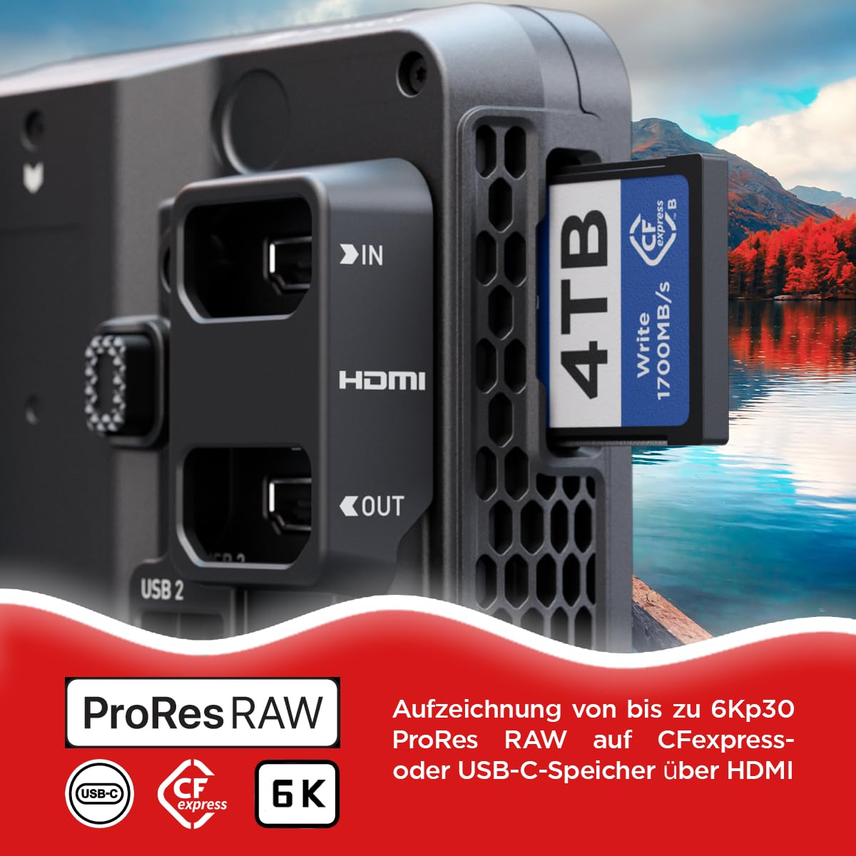 ATOMOS Moniteur enregistreur Ninja RAW - ATOMNJRW01
