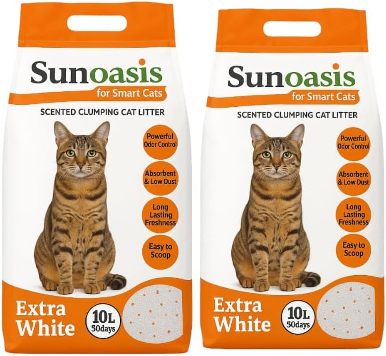 Sun Oasis Ultra Clumping Cat Litter (Orange,20L)