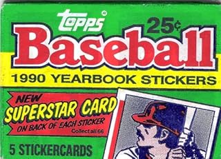Topps Baseball 1990 Yearbook Stickers