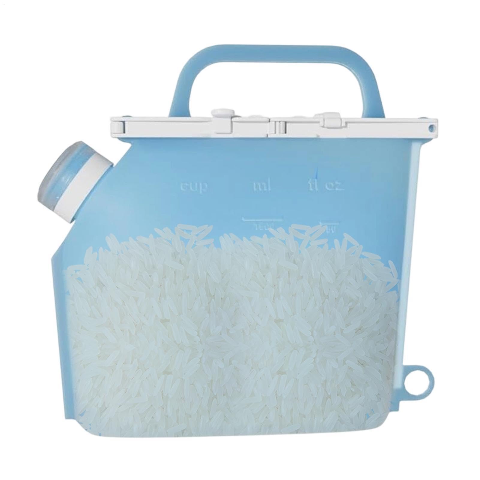 Bolsas de silicona de pie para conservar cereales y harina en la cocina