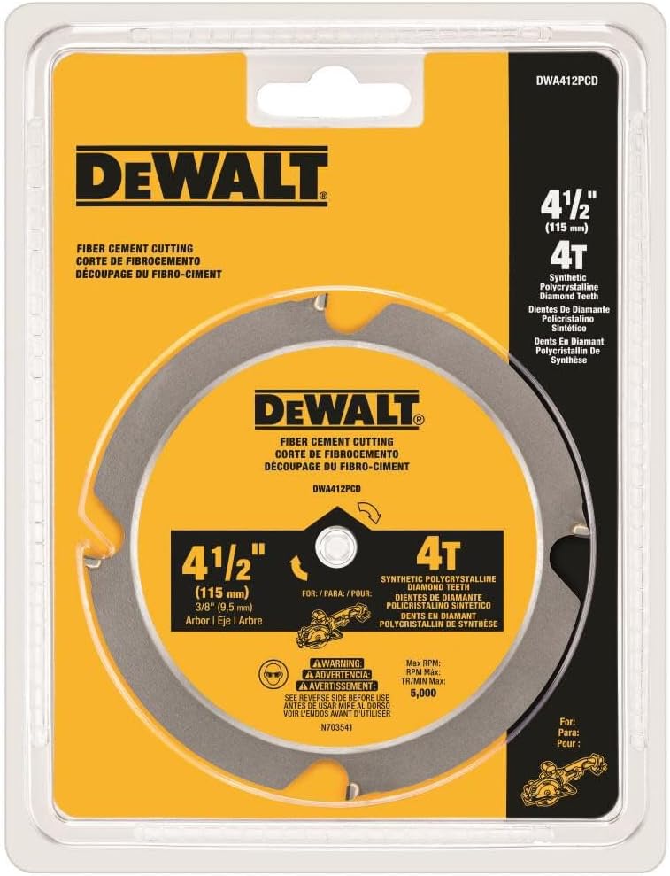 DEWALT 4-1/2IN 4T PCD SAW BLADE