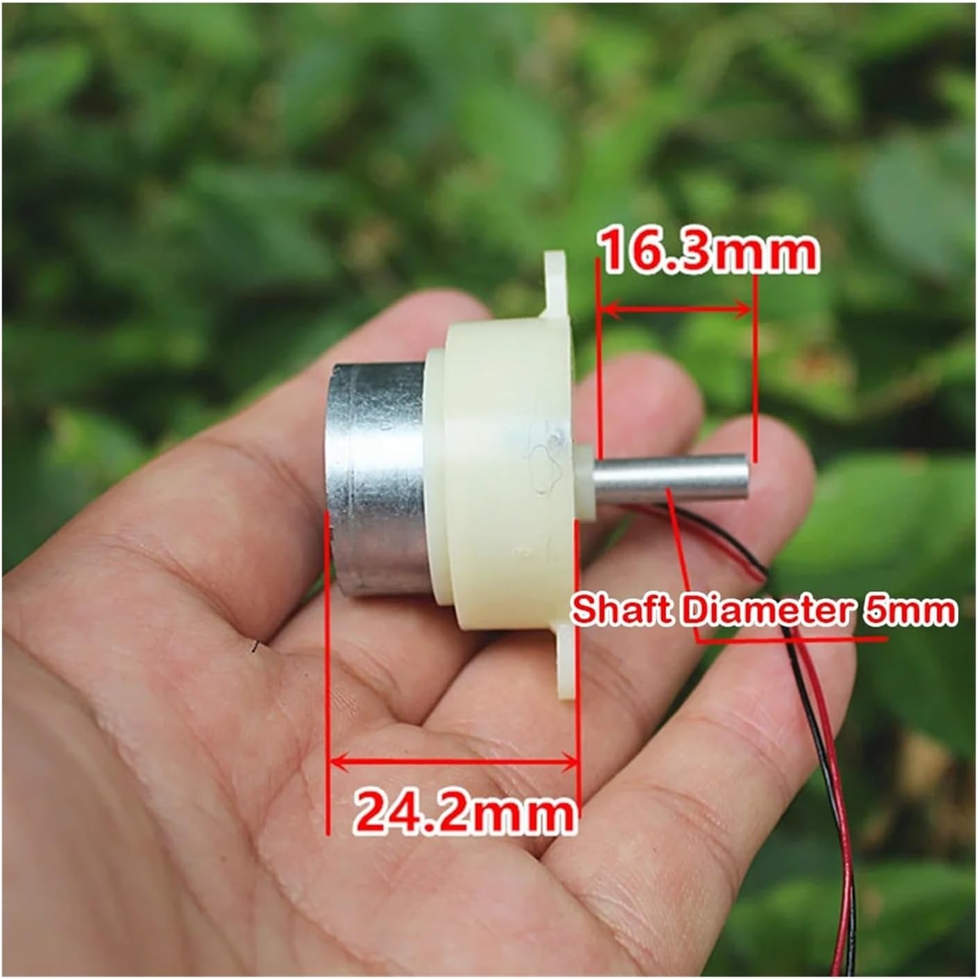 Micro 300 Gear Motor DC 3V-9V 2.5RPM-7.5RPM Slow Speed Mute Reduction Gearbox Electric Engine Reducer Motor Stage Toy Car Model