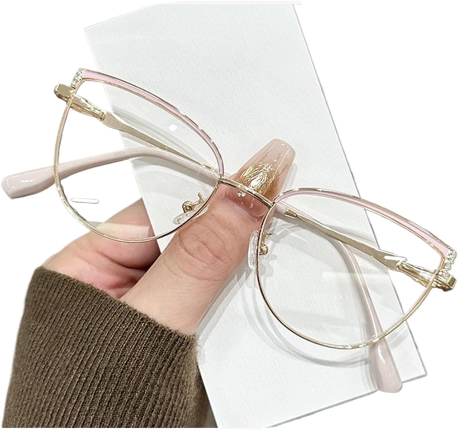 Blue Light Blocking Glasses Women Anti Eyestrain Computer Cat Eye Eyeglasses Cat Eye Photochromic Glasses