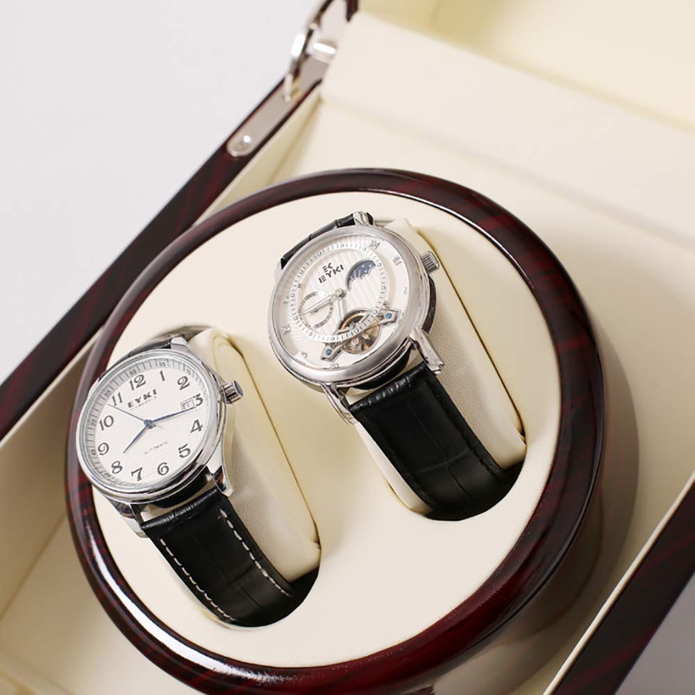 Avvolgitore a doppio orologio con motore silenzioso Avvolgitore a doppio orologio con motore silenzioso per uomini donne 2+3 orologi custodia per la scatola di stoccaggio per cuscini di orologi