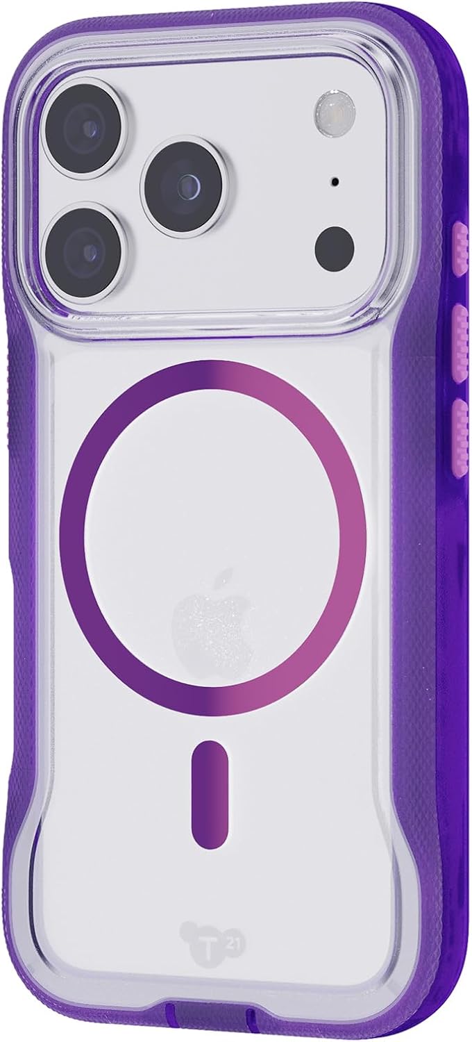 Tech21 iPhone 17 Pro EvoPro with MagSafe Kindered Purple/Cyber Pink