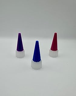 Bob Smith Replacement lid and Over Cap for .5oz, 1oz, and 2oz CA Glue Bottles. Blue, Purple, Pink. BSI, Hobby Bolts. (Fits Regular CA Bottles not The Pocket CA w/pin in Cap.)
