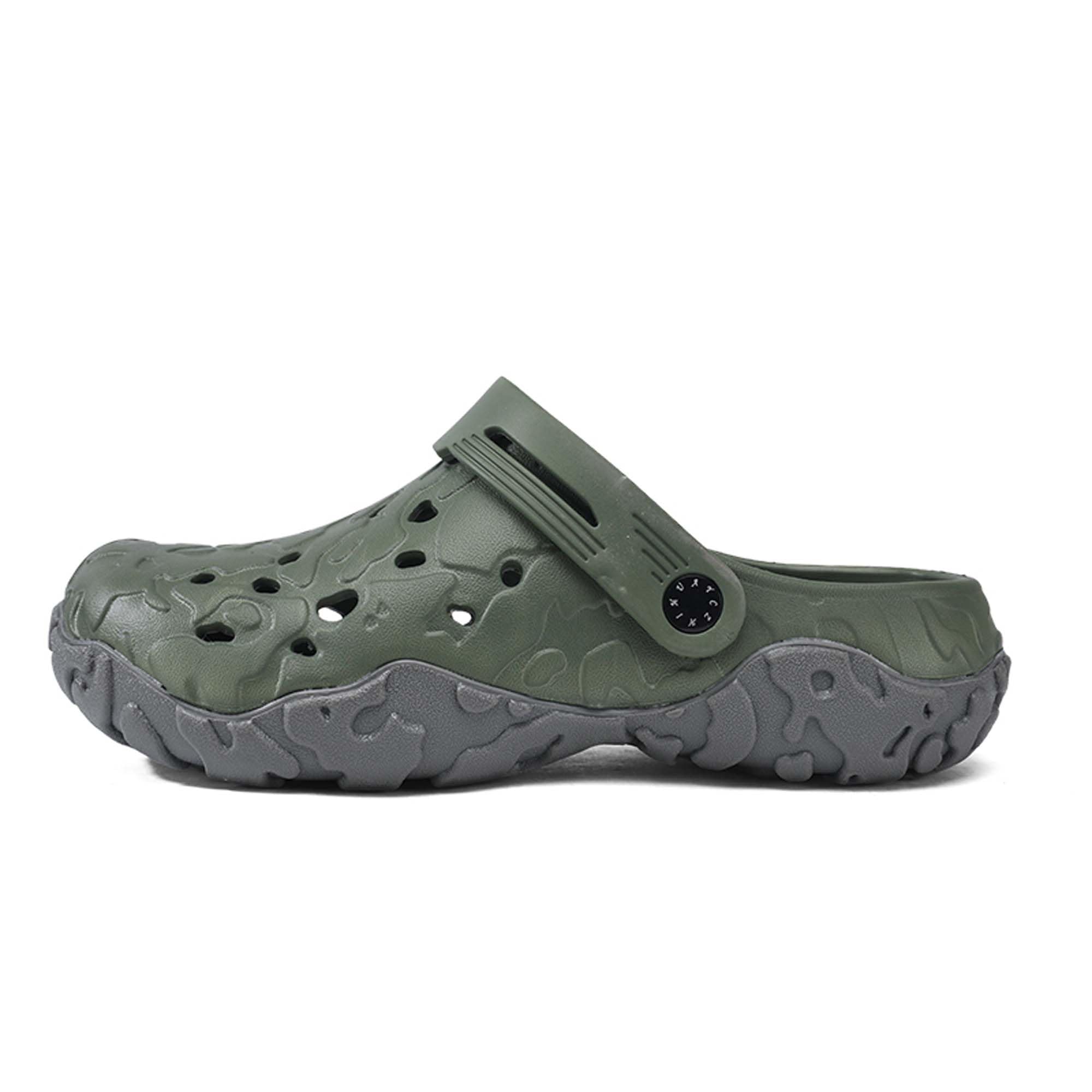 Men's Quick Drying Water Shoes, Garden Shoes, Swimming Pool, Beach, Courtyard Black Ash
