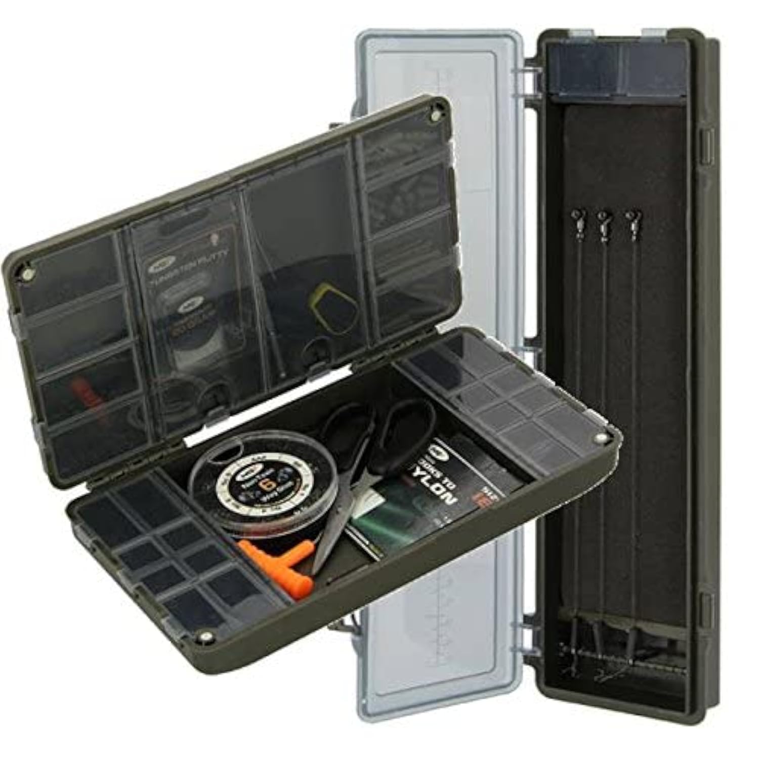 Ngt Black Xpr Terminal Tackle Box - Fishing Tackle Box System For Terminal Tackle + Stiff Rig Case Carp Xpr "Empty"