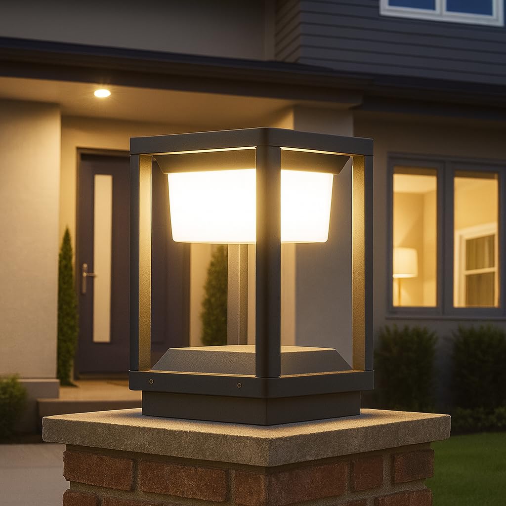 GIGAWATTS Outdoor Gate Light - 12W LED, Waterproof -1