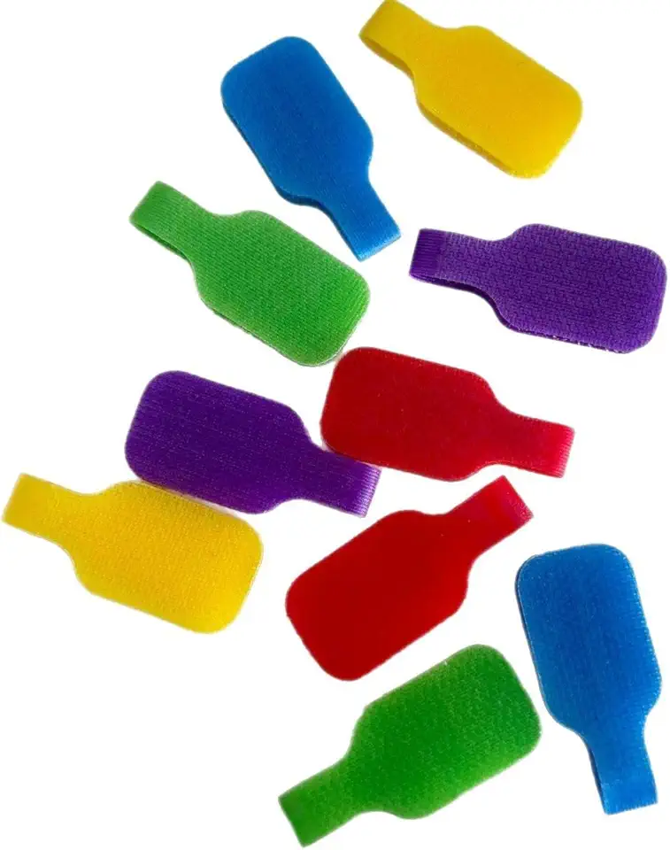 32 etiquetas de cabo, etiquetas de escrita em cabos para eletrônicos, marcadores de fio elétricos, etiquetas de plástico reutilizáveis de tamanho grande para gerenciamento e identificação de cabos de