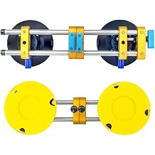 Seamless Seam Setter 6 Inch Suction Cups for Granite Stone Marble Slab Seam Joining and Leveling Countertop Installation Easy to LiftYellow