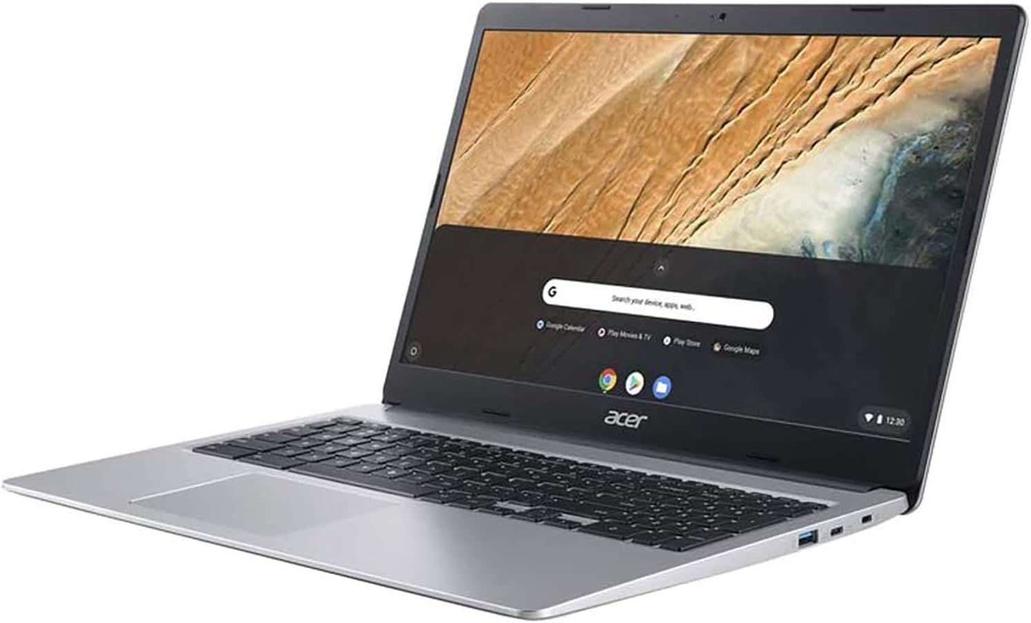 Acer Chromebook 315 Laptop Computer/ 15.6" Screen for Business Student/Intel Celeron N4000 up to 2.6GHz/ 4GB DDR4/ 32GB eMMC/AC WiFi/Work from Home/Silver/Chrome OS (Renewed)