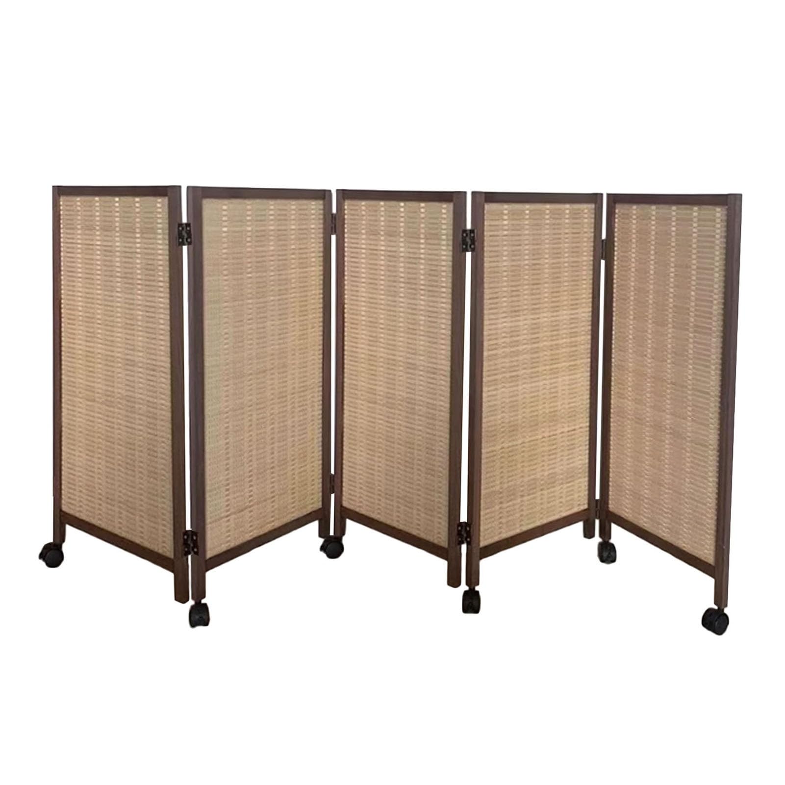 Écran d'intimité portable haut de gamme à quatre panneaux pour intérieur moderne